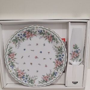 Vintage | Andrea by Sadek Amy Fine Porcelain China Cake Plate/Server | Japan